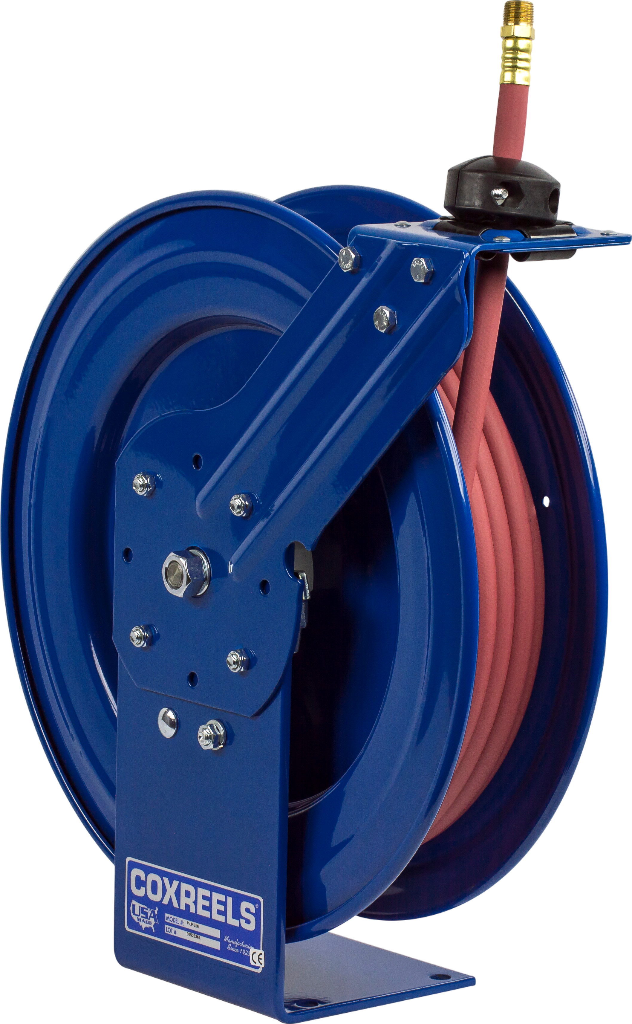 Coxreels  Spring Driven Hose Reel with Air/Water Hose 3/8" x 25' 300 PSI New - P-LP-325