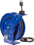 Coxreels  Spring Driven Cord Reel Single Industrial Receptacle 50' Cord 12 AWG New - PC13-5012-A