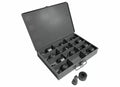 EDWARDS 12 PC. Square Punch & Die Set w/ Storage Case - ED9-PD1260