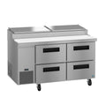 Hoshizaki PR60B-D4 | 60" Wide 4 Drawer Pizza Prep Table - PR60B-D4