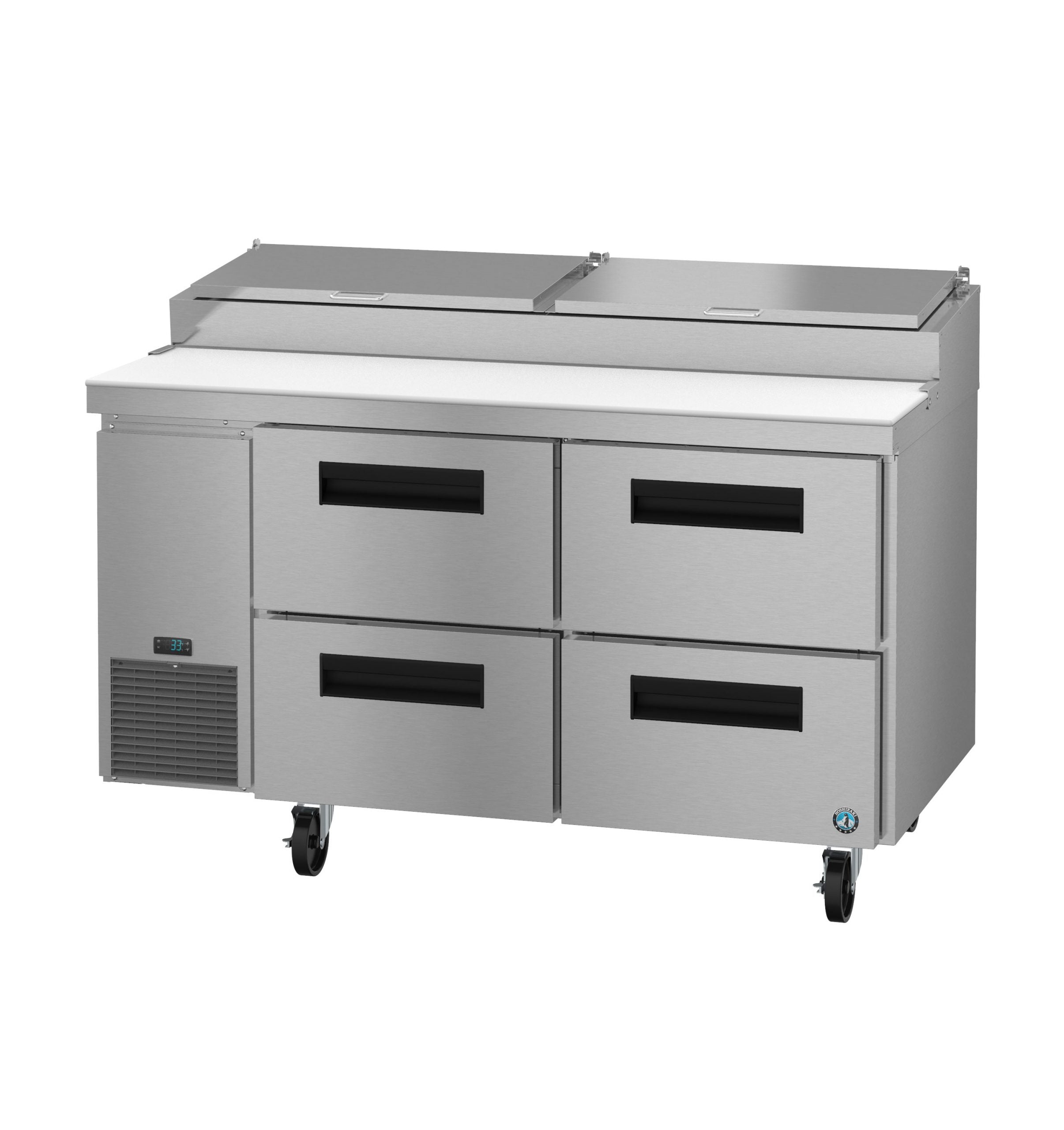 Hoshizaki PR60B-D4 | 60" Wide 4 Drawer Pizza Prep Table - PR60B-D4
