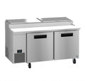 Hoshizaki PR67B | 67" Wide 2 Door Pizza Prep Table - PR67B