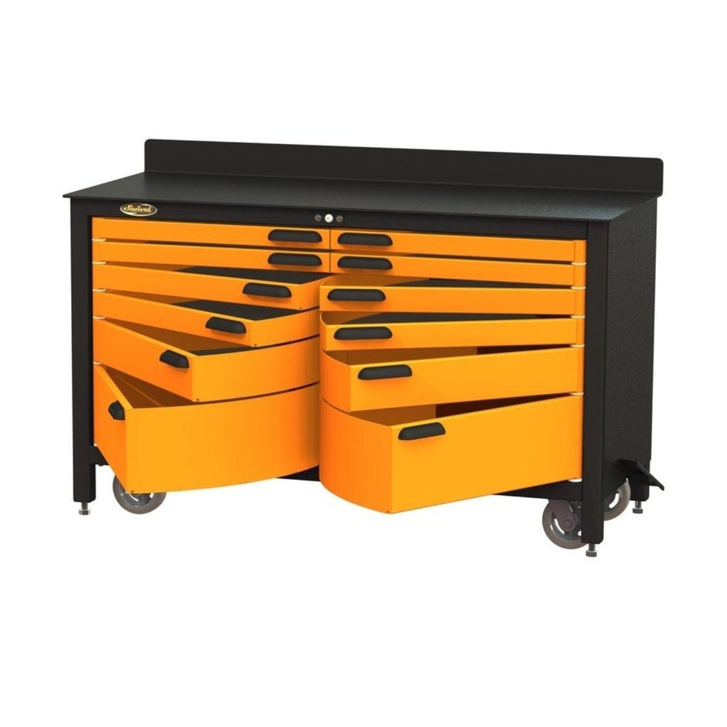 Swivel Storage Solutions Pro 60 12-Drawer Rolling Workbench Model: PRO603512 - Backyard Provider