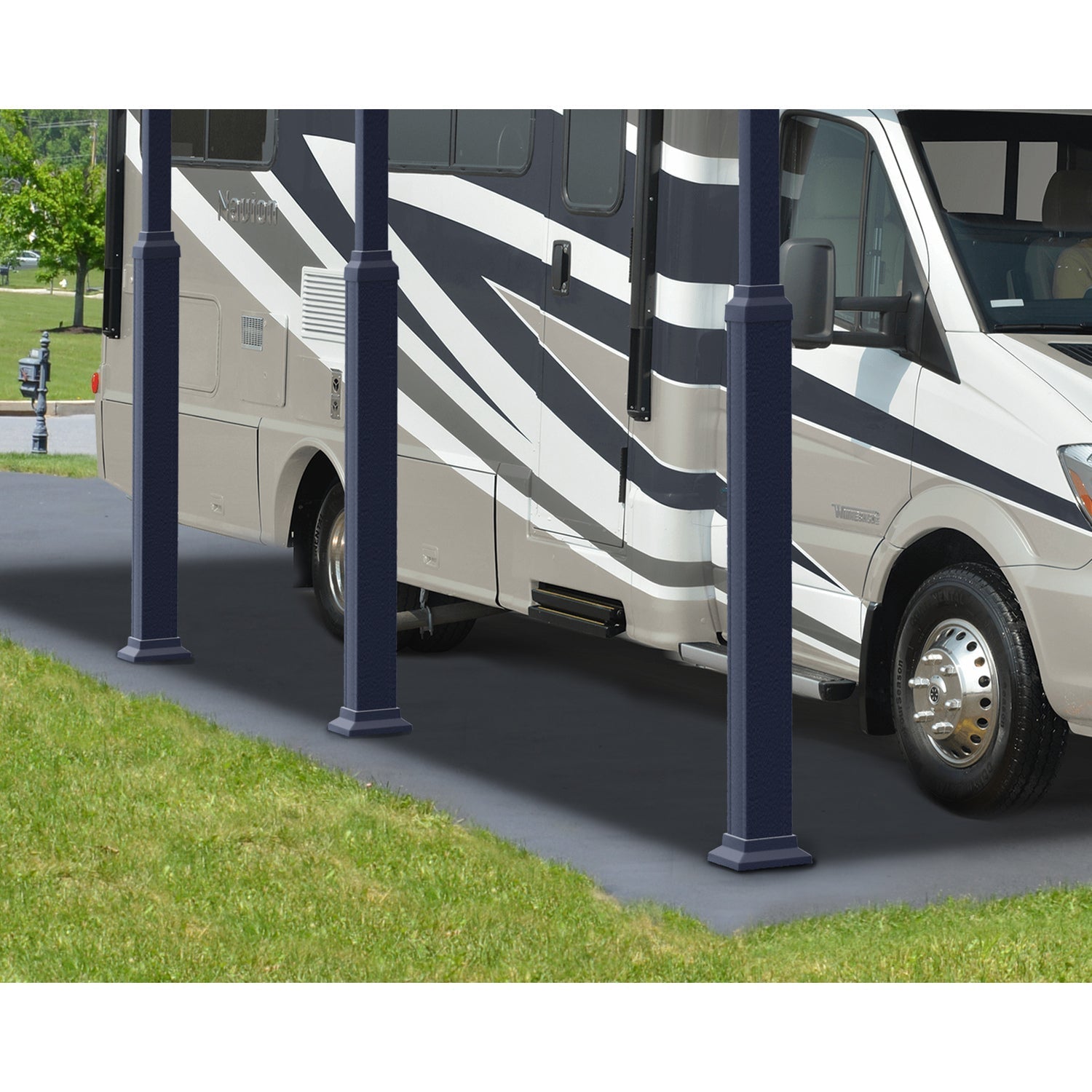 Palram - Canopia | Arcadia Alpine RV Carport 12x42x11.5 ft - HG9129