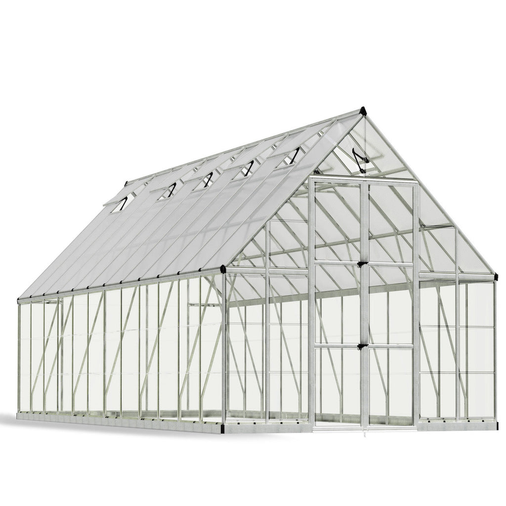Palram - Canopia | Balance Greenhouse Kit With Clear 0.8mm Polycarbonate Glazing - HG6108G