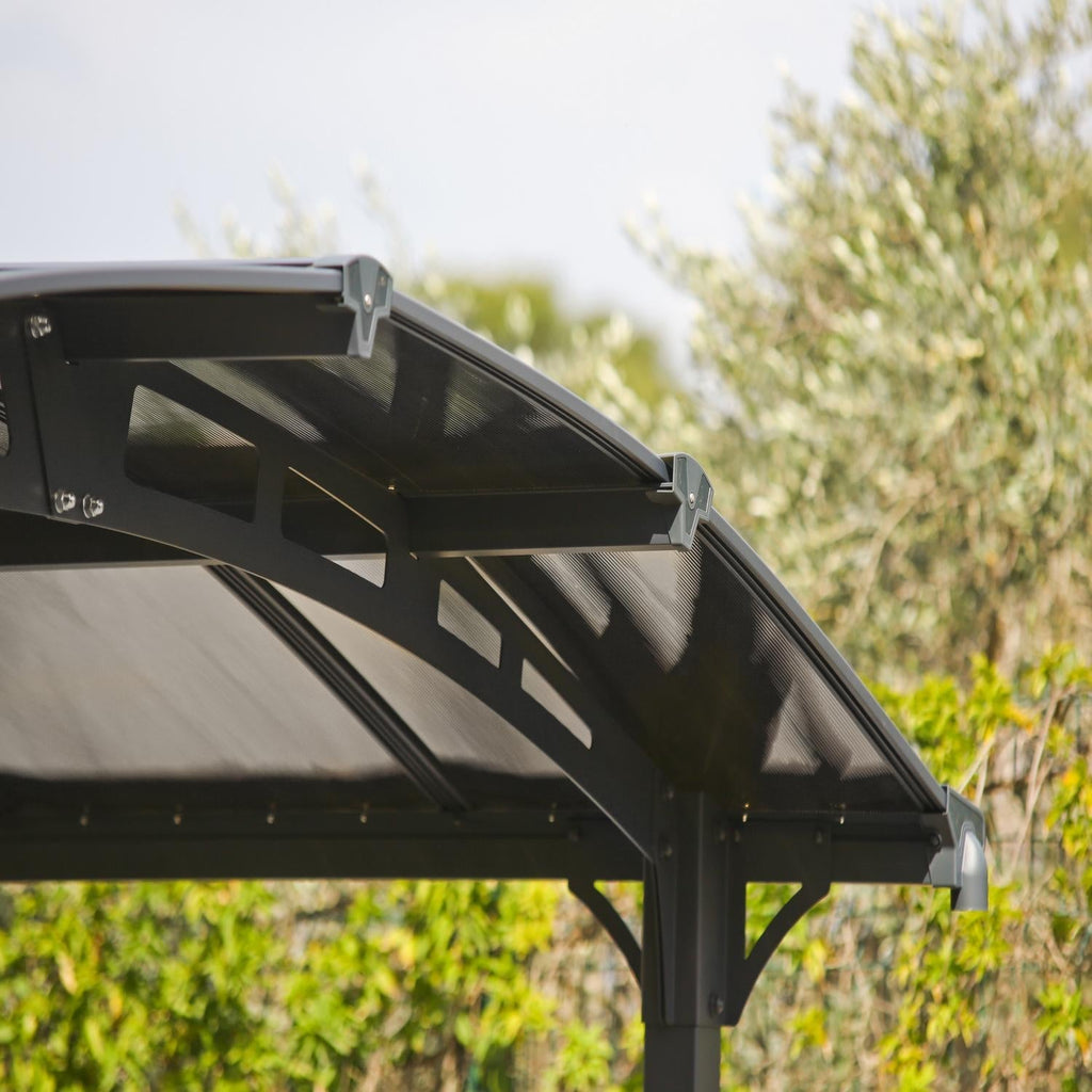 Palram - Canopia | Tucson 4300 12x14 Ft Gazebo - Gray - HG9161