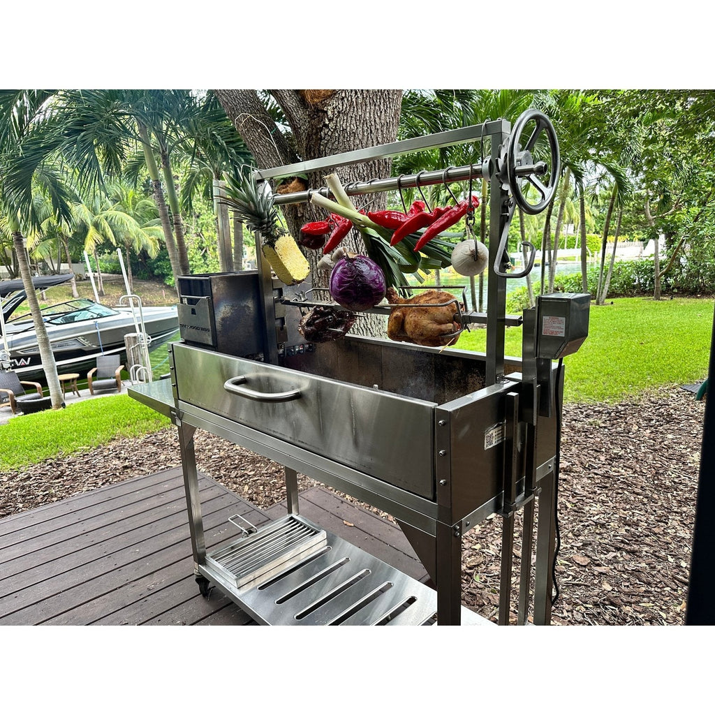 Tagwood BBQ Argentine Santa Maria Wood Fire & Charcoal Grill - BBQ08SS