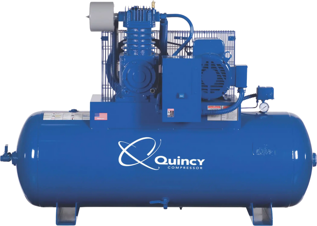 Quincy QT-10 Pro Air Compressor 10 HP 120 Gallon Two Stage 3-Phase 230V New - 2020040875