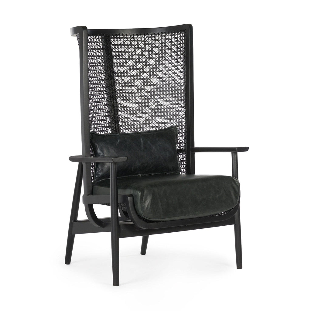 Union Home Wingman Lounge Chair - Black -  LVR00206