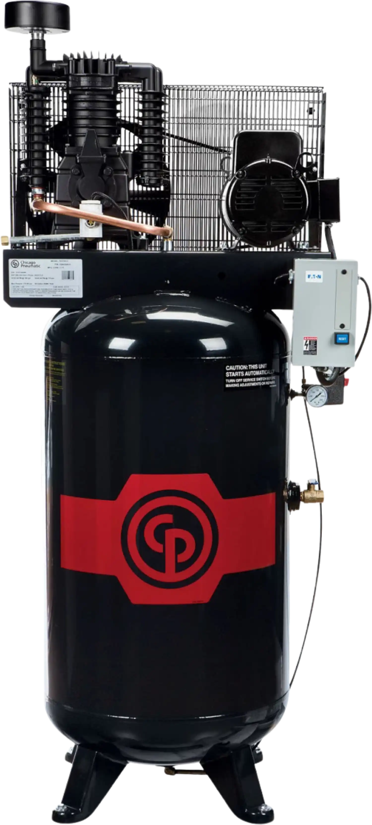 Chicago Pneumatic RCP-C7581VS Air Compressor 7.5HP 80 Gal. Two Stage Single-Phase 208-230V Iron Series New - 8090253017