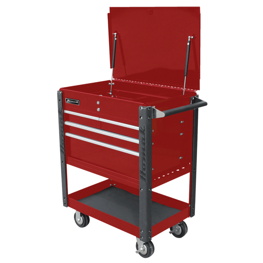 Homak 35" Professional 4 Drawer Service Cart - BK06032000