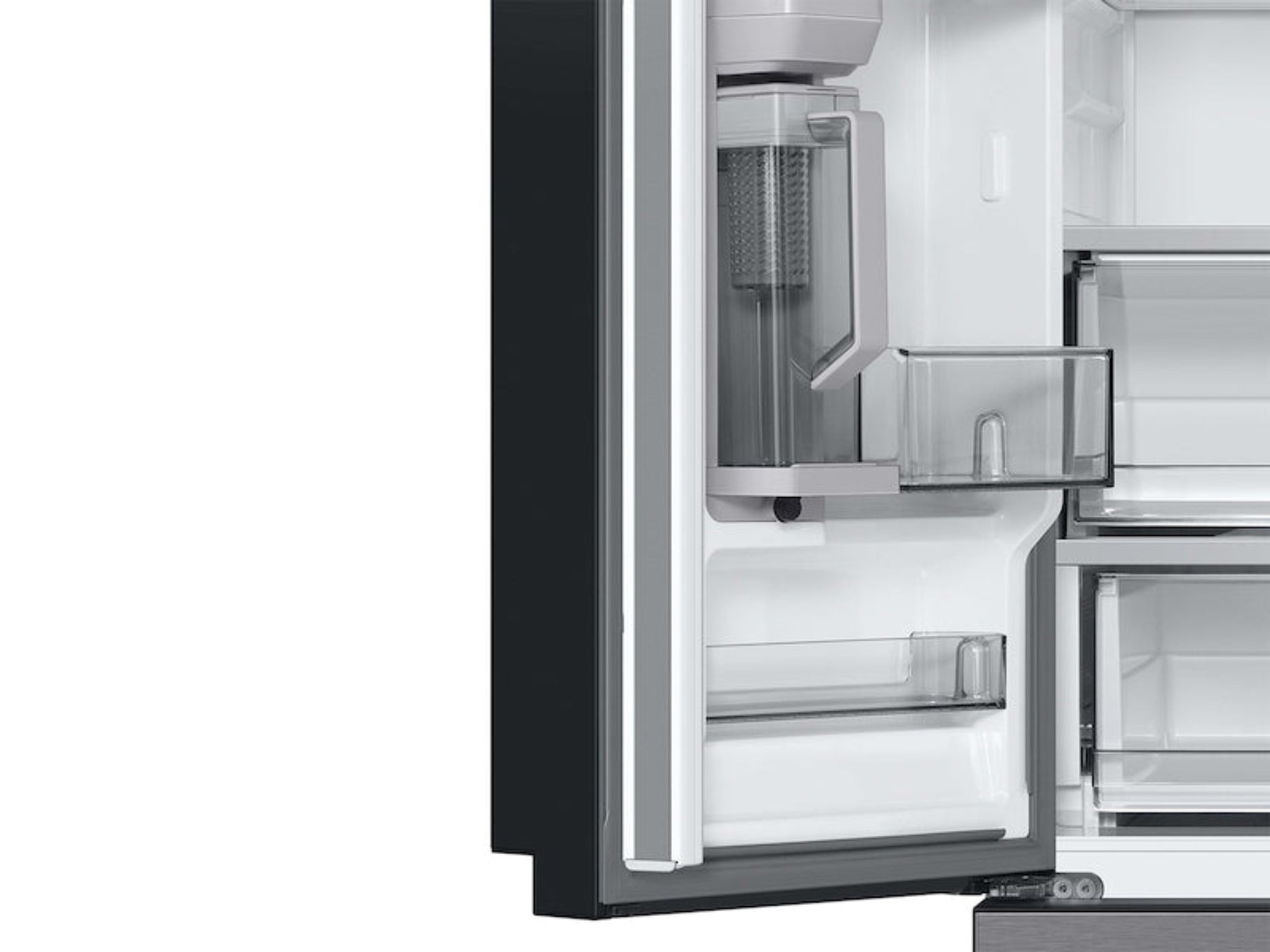 SAMSUNG Bespoke 36" 30 cu. ft. Standard Depth 3-Door French Door Smart Refrigerator in Stainless Steel with AutoFill Water Pitcher & Ice Maker - RF30BB6200QLAA