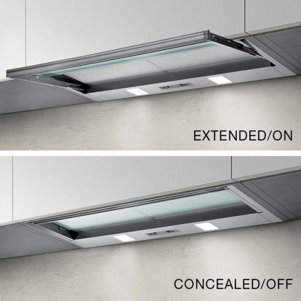 Kleenmaid 60cm Concealed Slide Out Rangehood - RHSOG61