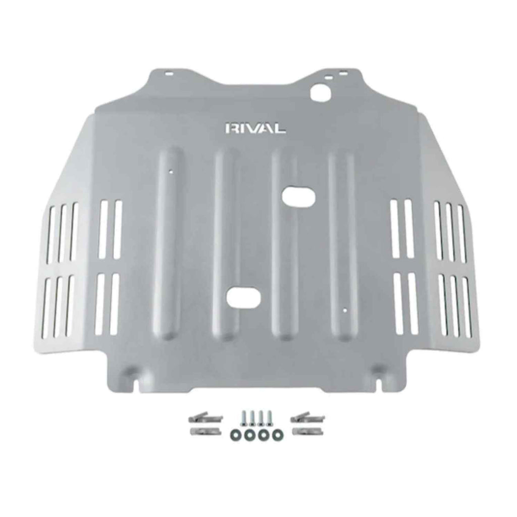 RIVAL Aluminum Transmission Catalytic Converter Skid Plate Tundra CrewMax 2021+ (except Hybrid) - 2333.9567.1.6