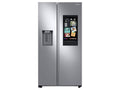 SAMSUNG 36" 26.7 cu. ft. Standard Depth Large Capacity Side-by-Side Refrigerator with Touch Screen Family Hub in Stainless Steel - RS27T5561SR/AA