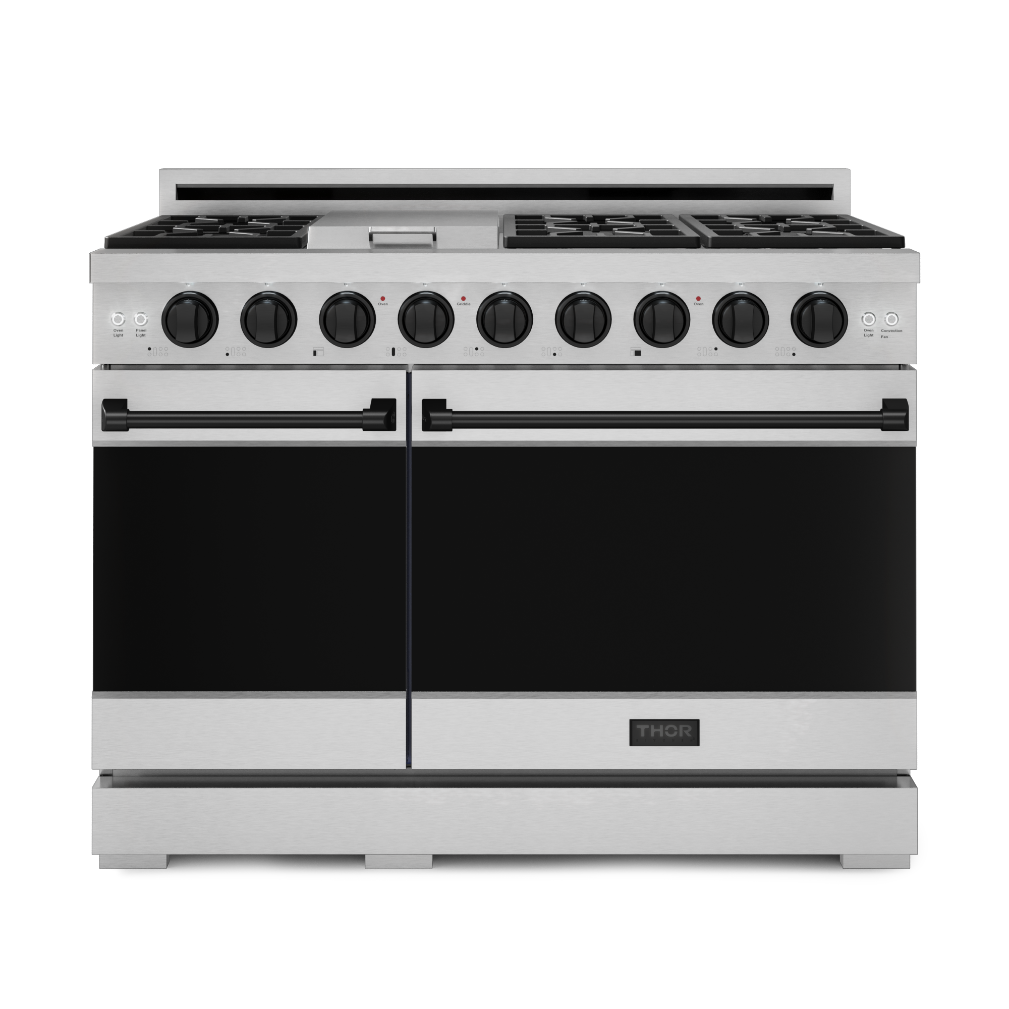 Thor Kitchen 48 Inch Professional Range with Pro-Style Knobs| Gordon Ramsay Series - RSG48EBLP