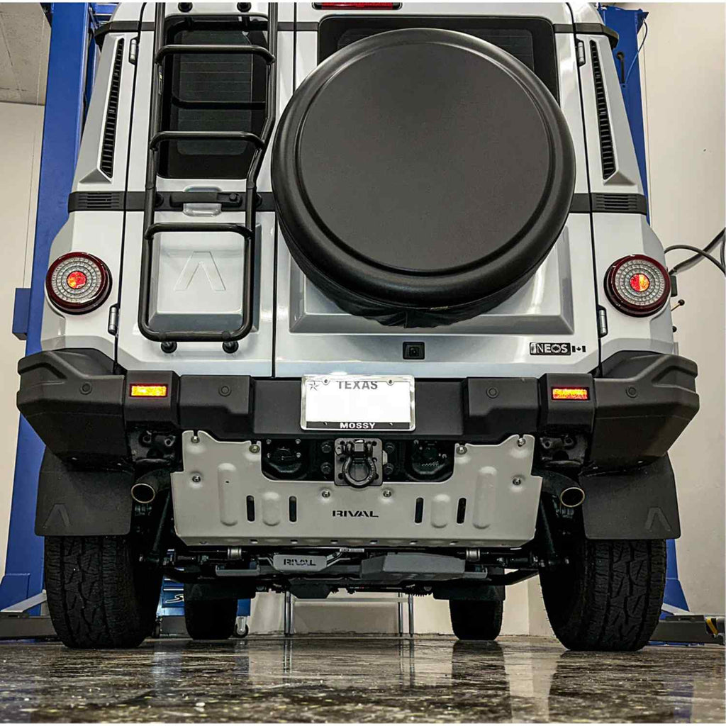 RIVAL Aluminum Exhaust Skid Plate Ineos Grenadier - 2333.4507.1.6