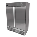 SABA Two Door Commercial Reach-In Stainless Steel Cooler - S-47R