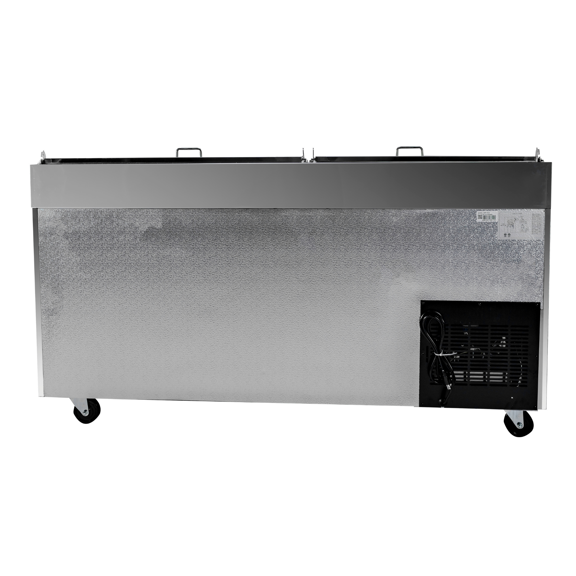 SABA SPP-67-9 - 67" Two Door Commercial Pizza Prep Table with 9 Pans