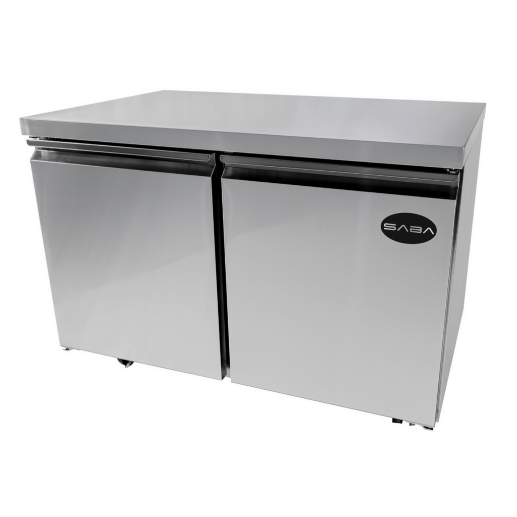 SABA  - 48" Two Door Commercial Under-Counter Freezer - SUC-48F