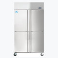 Chef AAA - SCD-880F, Commercial Solid 4 Half Door Reach-In Freezer 32 cu.ft. - SCD-880F