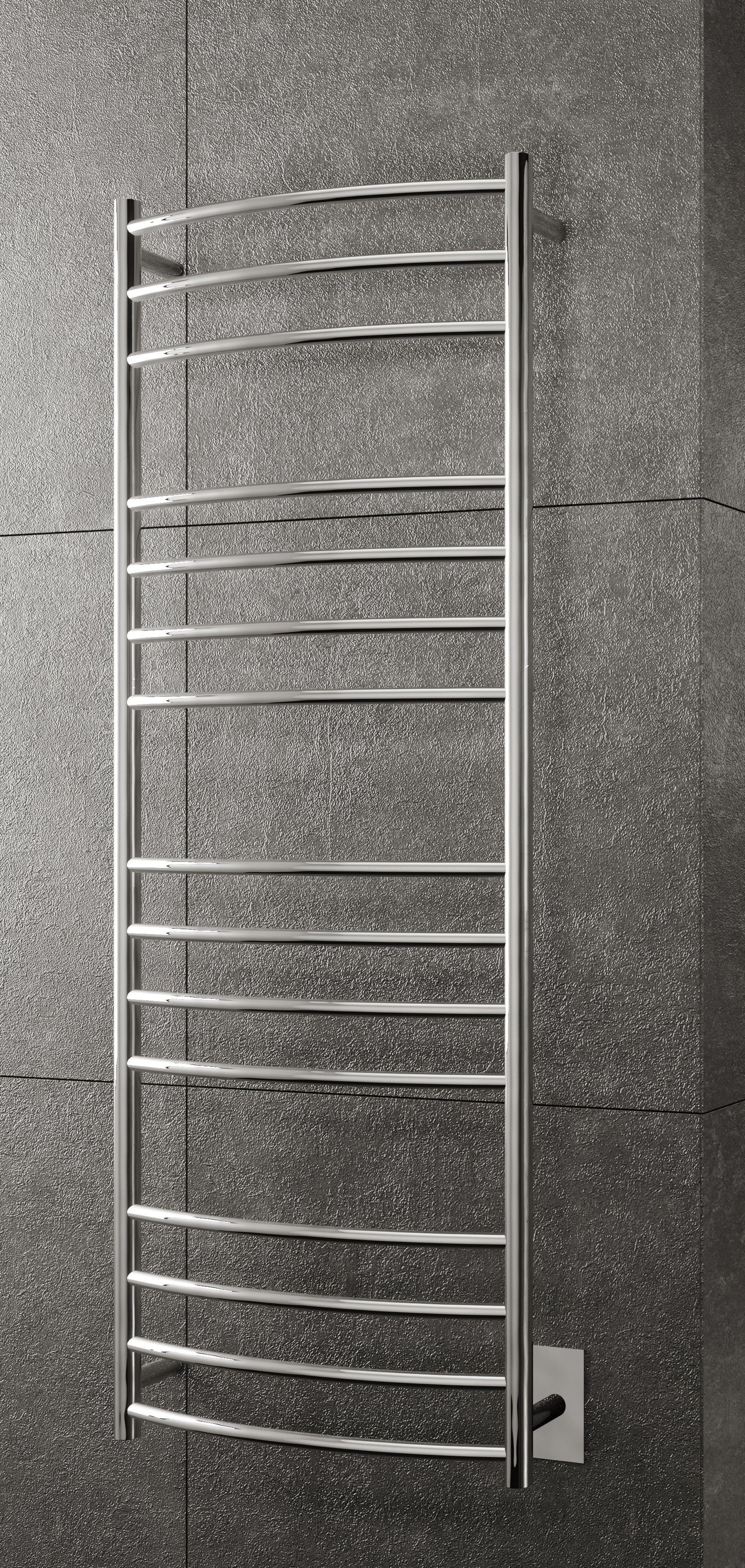 Paris Mirror Selene Wall Mounted Electric Towel Warmer in Chrome - SELECHR15