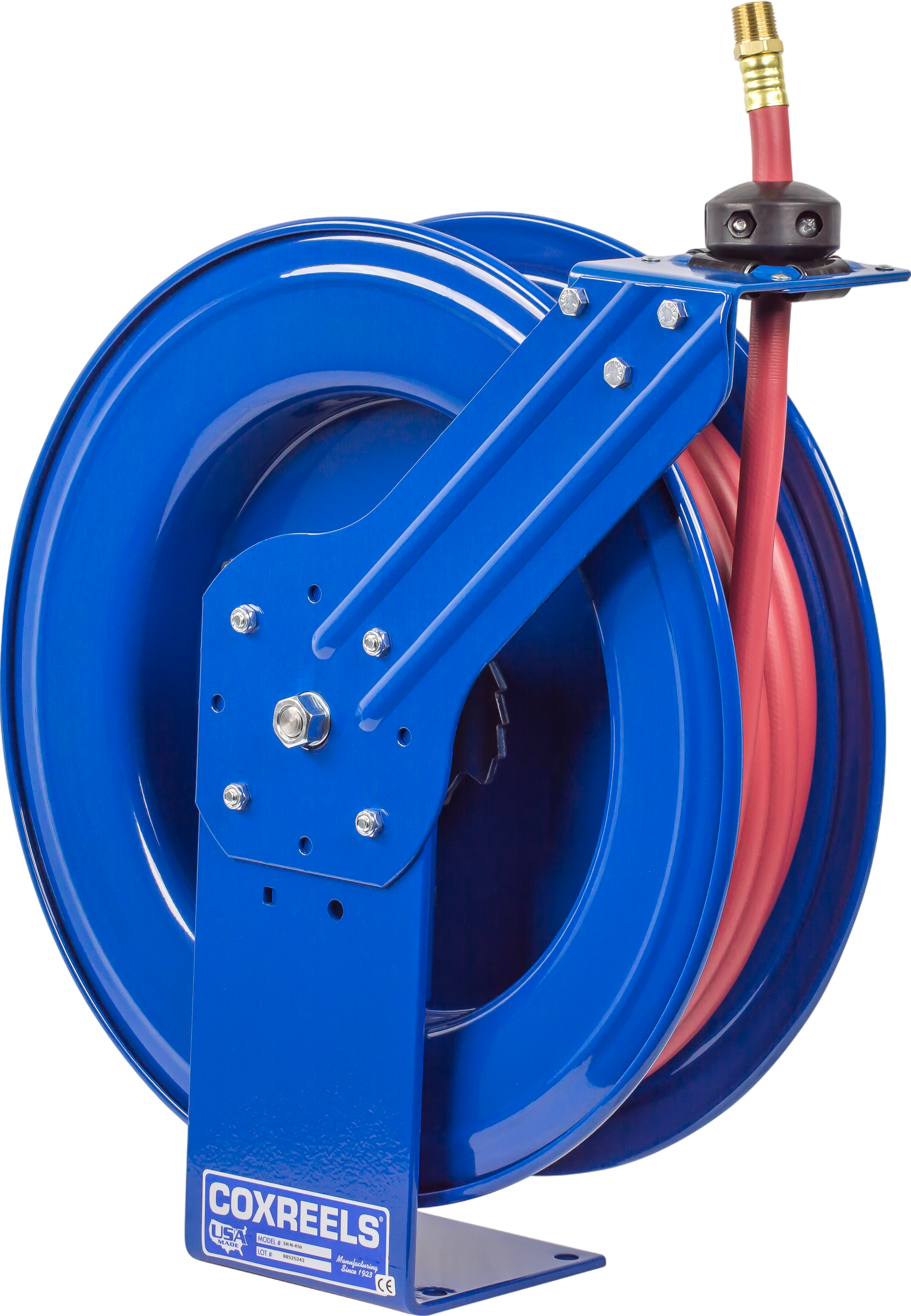 Coxreels  Spring Driven Hose Reel Super Hub with 1/2" x 50' Hose 300 PSI New - SH-N-450