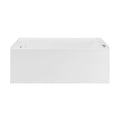 Swiss Madison Avancer 60" x 36" Left-Hand Drain Rectangular Alcove Whirlpool Bathtub with Apron - SM-AB590 - Backyard Provider