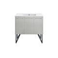Swiss Madison Annecy 36" Bathroom Vanity in Brushed Grey - SM-BV233 - Backyard Provider