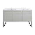 Swiss Madison Annecy 60" Bathroom Vanity in Brushed Grey - SM-BV236 - Backyard Provider