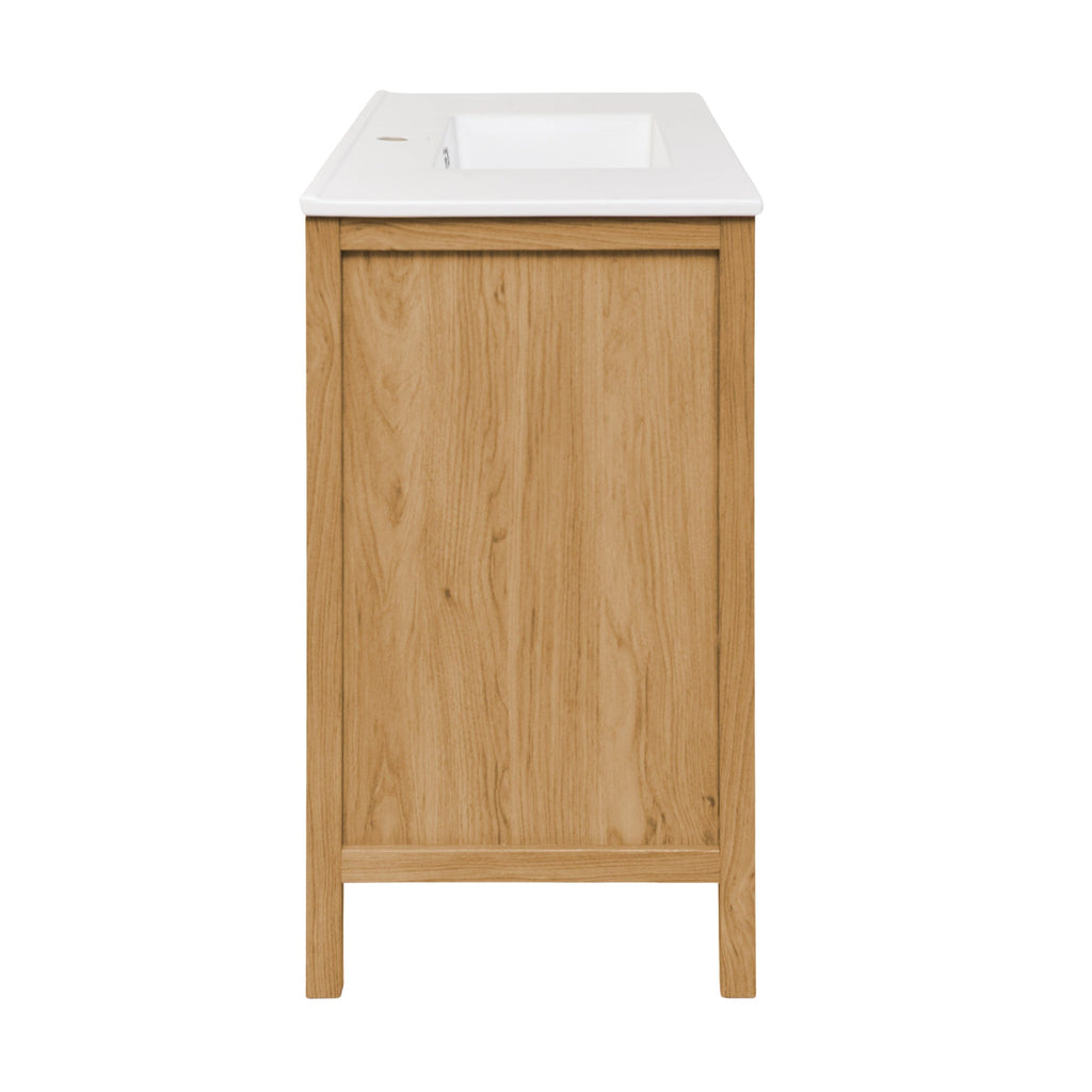 Swiss Madison Château 36" Bathroom Vanity in Natural Oak - SM-BV241 - Backyard Provider