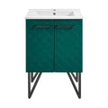 Swiss Madison Annecy 24" Bathroom Vanity in Barracuda Teal - SM-BV253T - Backyard Provider