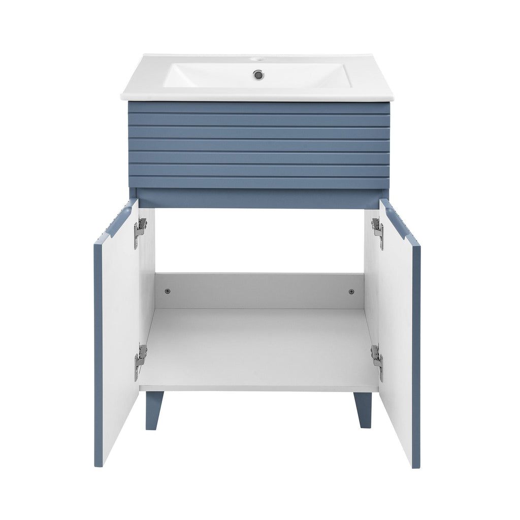 Swiss Madison Bernay 24" Bathroom Vanity in Heather - ﻿﻿SM-BV271H - Backyard Provider