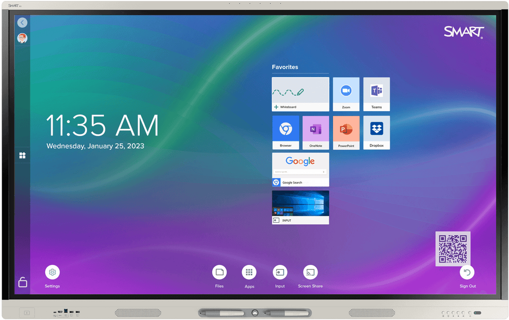 SMARTBOARD MX Series 75" 4K UHD Interactive Display - MX275-V5