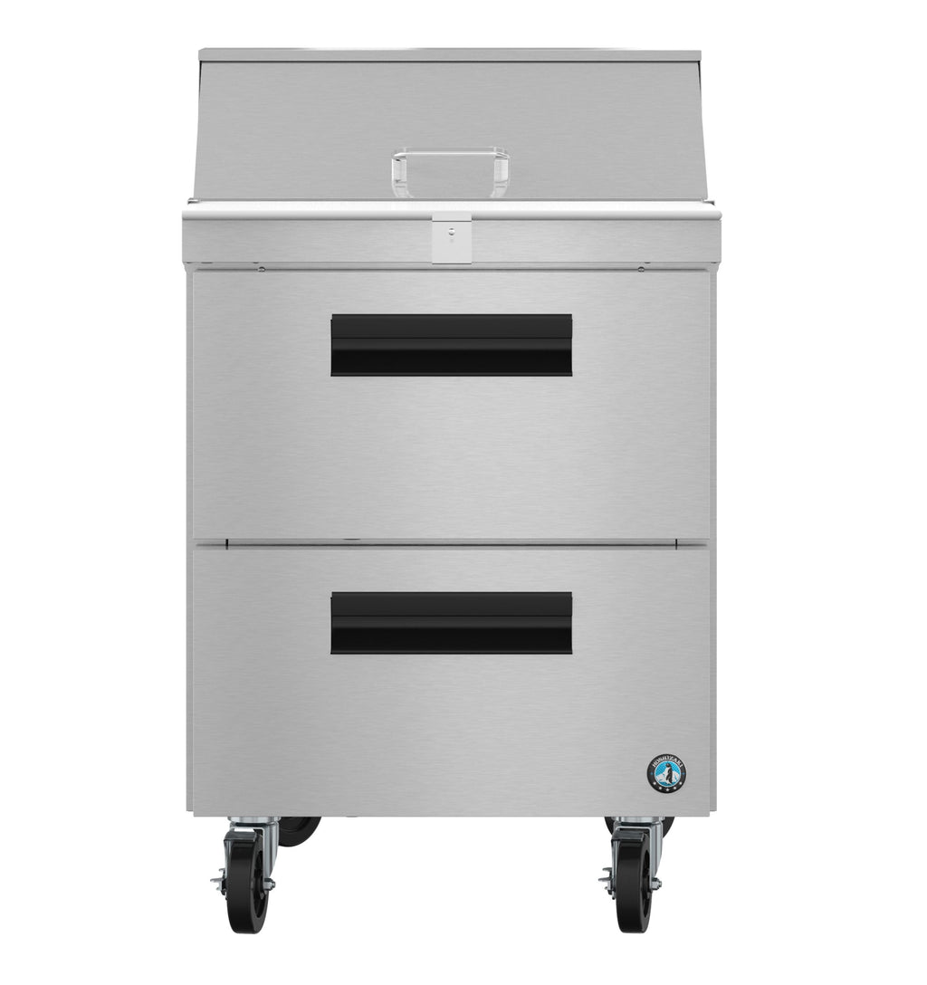 Hoshizaki SR27B-8D2 | 27" Wide 2 Drawer Sandwich Prep Table - SR27B-8D2