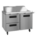 Hoshizaki SR48B-18MD2 | 48" Wide 2 Drawer Mega Top Sandwich Prep Table - SR48B-18MD2