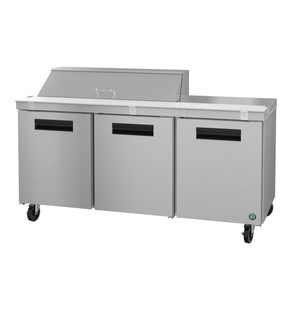 Hoshizaki SR72B-12 | 72" Wide 3 Door Sandwich Prep Table - SR72B-12