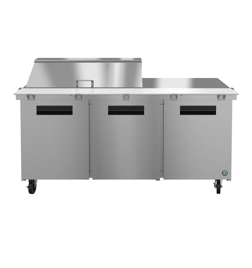 Hoshizaki SR72B-18M | 72" Wide 3 Door Mega Top Sandwich Prep Table - SR72B-18M