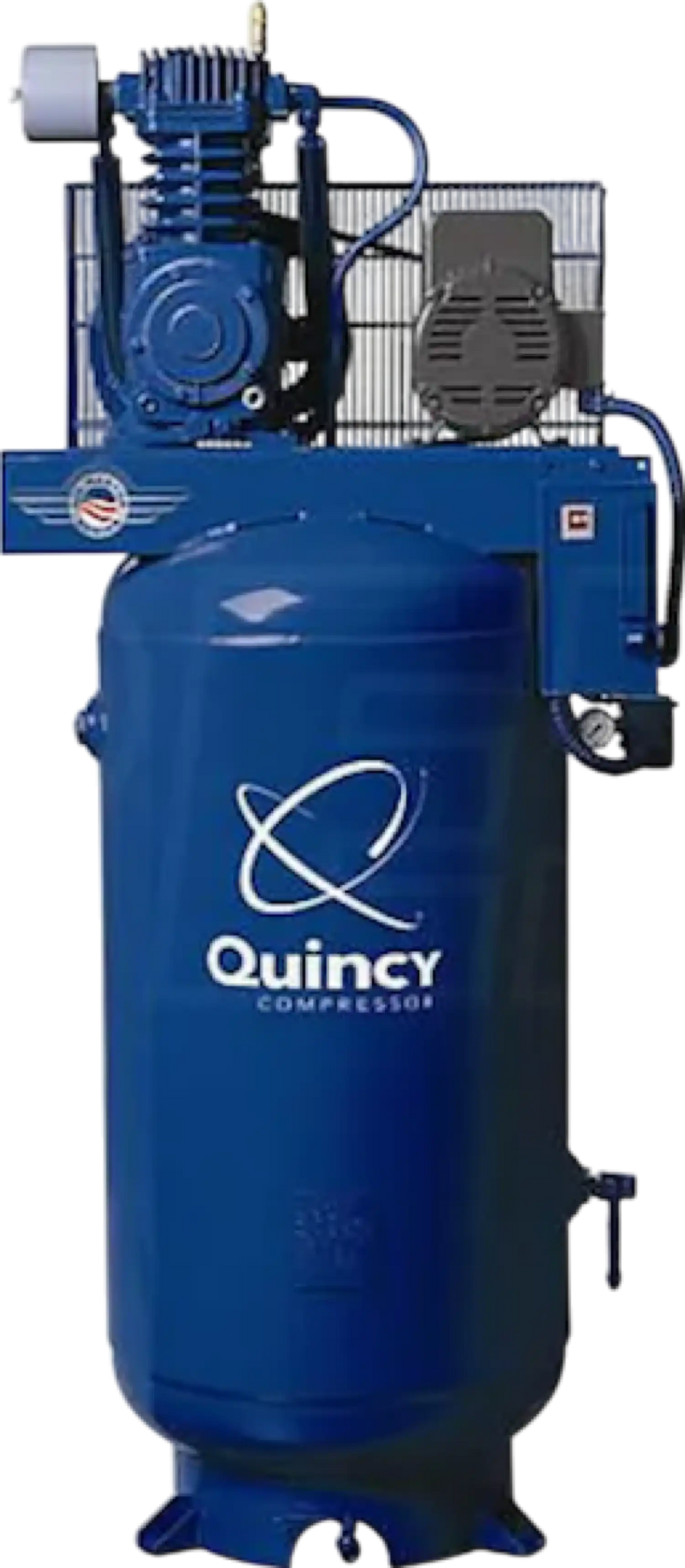 Quincy QT Pro Plus Air Compressor 7.5 HP 80 Gallon Two Stage 1-Phase 230V 471CS80VCBP New - 2020040721