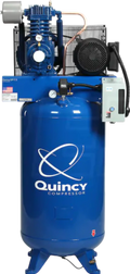 Quincy QP Pro Plus Air Compressor 7.5 HP 80 Gallon Two Stage 1-Phase 230V 571CS80VCAP New - 2020040751