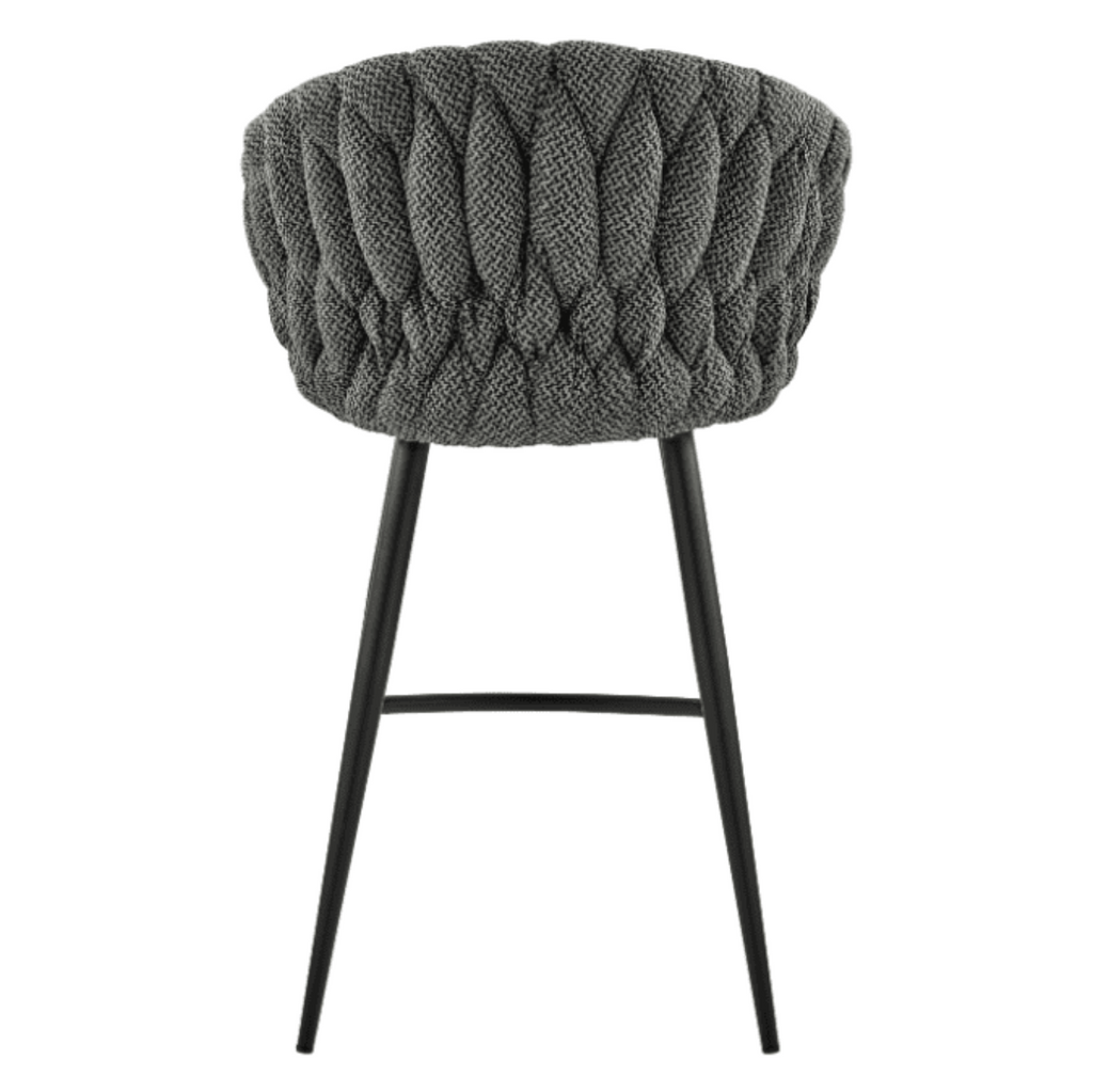 New Pacific Direct Fabian Fabric/ PU Counter Stool w/ Arms 1240016-5776 - 1240016-5776