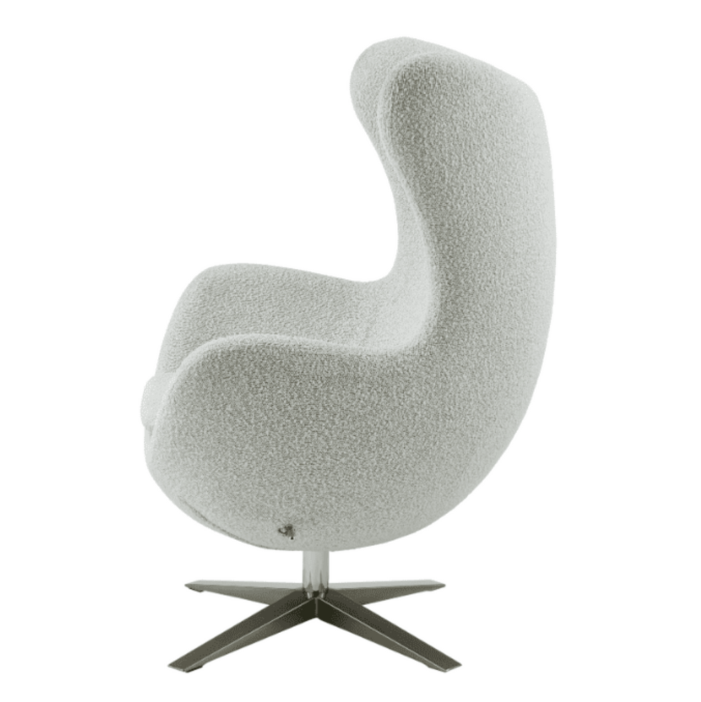 New Pacific Direct Max Fabric Swivel Rocker Accent Arm Chair Chrome Legs -  6300065-563
