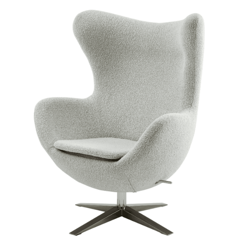 New Pacific Direct Max Fabric Swivel Rocker Accent Arm Chair Chrome Legs -  6300065-563