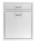 PCM 260 Series 20" Single Drawer & Roll-Out Trash/Recycling Bin Combo - BBQ-260-TR-DR