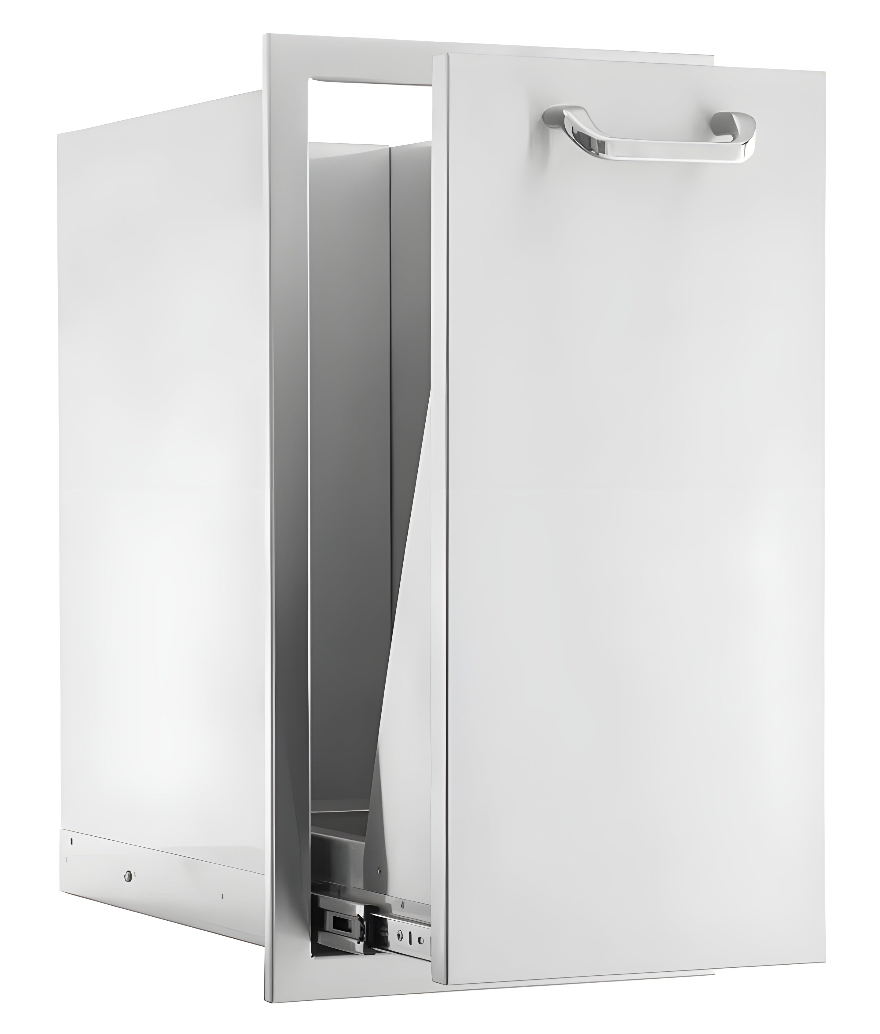 PCM 260 Series 13" Narrow Roll-Out Trash Drawer -  BBQ-260-TRNW-DRW