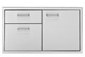 Delta Heat: 30" 2 Drawer Combo - DHDD302-B