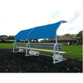 Bleachers Solid Color Portable No-Tip Covered Bench - BNP07CVSHAA