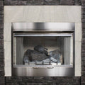 Stainless Steel Bi-Fold Glass Doors for 36" Carol Rose Collection - BDO36SS