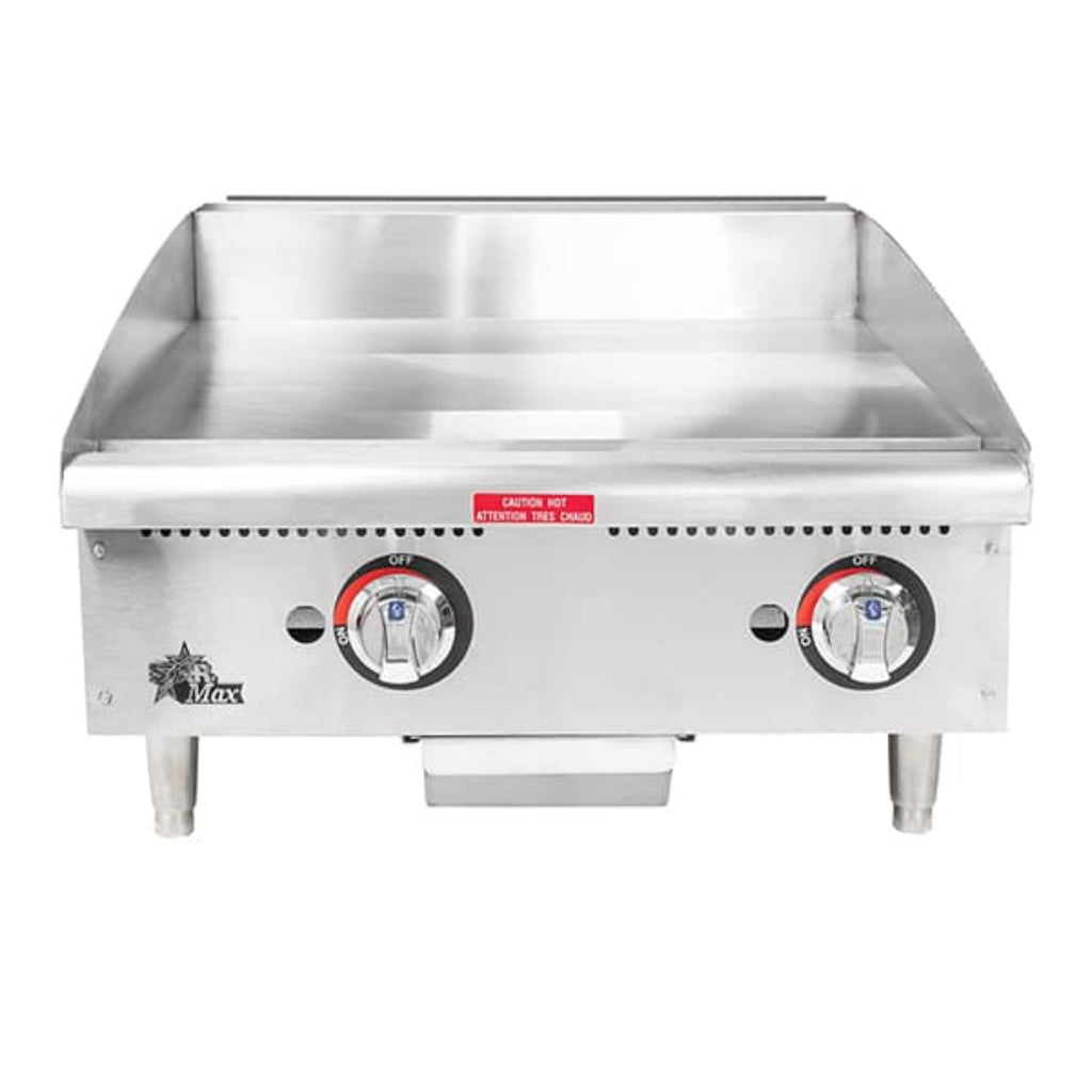 Star 8G-624MF Star-Max® 56,600 BTU 24" Gas Griddle Manual Steel Plate - 8G-624MF