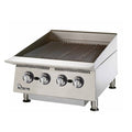 Star 8H-8024CBB 24" 80,000 BTU Natural Gas Ultra-Max® Gas Charbroilers - 8H-8024CBB